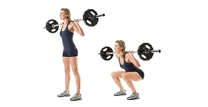 Squat με ένα μπαρ